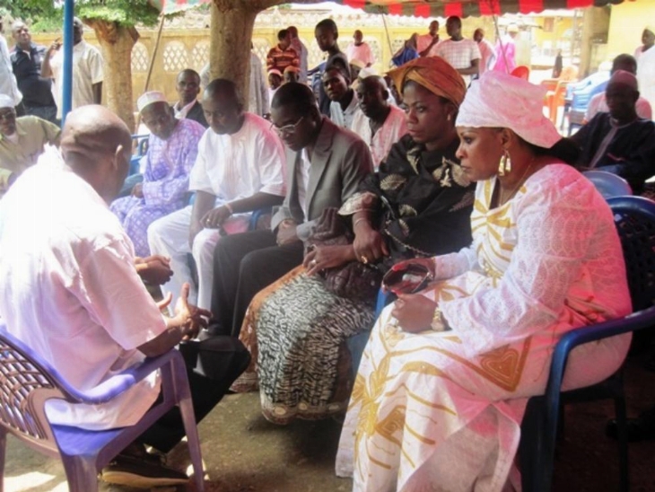 Issia/ Obsèques de l’Honorable Diomandé Mamadou : Sa colistière Trazéré Olibé Célestine honore le RDR